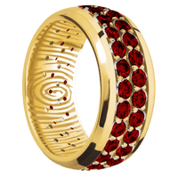 18K Yellow Gold + Polish , Polish Finish