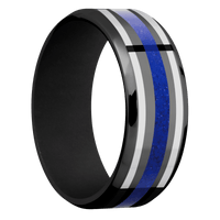 Zirconium + Polish , Polish Finish + Black