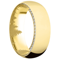 10K Yellow Gold + Polish Finish
