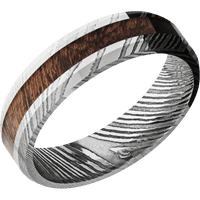 Damascus + Polish Finish