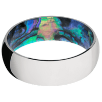 Platinum + Polish Finish + Abalone