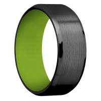 Zirconium + Satin , Polish Finish + Zombie Green