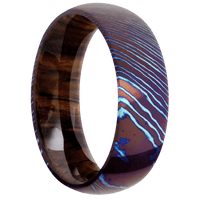 Titanium Damascus + Polish Finish + Cocobolo