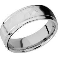 14K White Gold + Rockpolish , Polish Finish