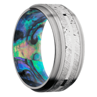 Titanium + Satin , Satin Finish + Abalone