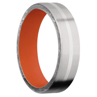 Titanium + Machine Finish + Hunter Orange