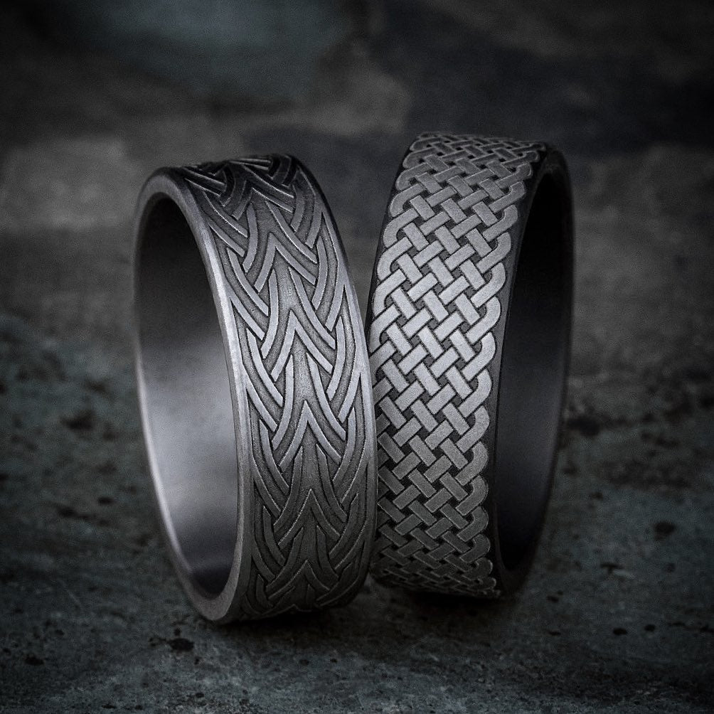 Men's Rings with Celtic Patterns