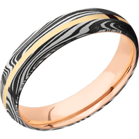 Marble + Acid Finish + 14K Rose Gold