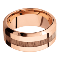 14K Rose Gold + Polish , Polish Finish