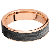 14K Rose Gold + Polish Finish