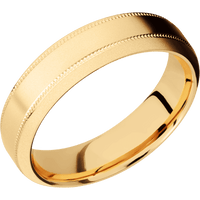 10K Yellow Gold + Bead , Bead Finish
