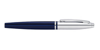 Calais™ Chrome & Blue Lacquer Stainless Steel Medium Nib Fountain Pen
