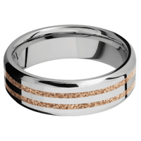 14K White Gold + Polish , Polish Finish
