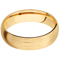 18K Yellow Gold + Treebarkh Finish