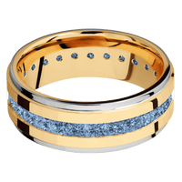 18K Yellow Gold + Polish , Polish Finish