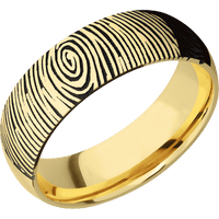 14K Yellow Gold + Polish Finish