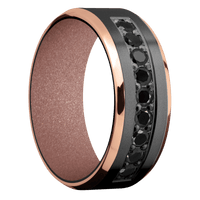 Zirconium + Bead , Bead Finish + Rose Gold