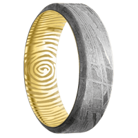 Meteorite + None Finish + 22K Yellow Gold