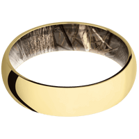18K Yellow Gold + Polish Finish + King's Woodland