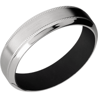 Titanium + Satin , Polish Finish + Black