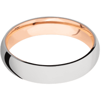 Cobalt Chrome + Polish Finish + 14K Rose Gold
