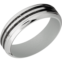 Cobalt Chrome + Satin , Polish Finish + Crushed Silver