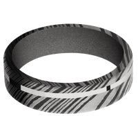 Damascus + Acid Finish + Gun Metal Grey