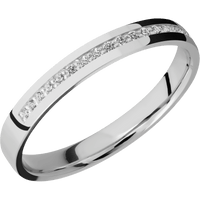 18K White Gold + Polish Finish