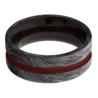 Forged Carbon Fiber + None Finish + Madagascar Rose Wood