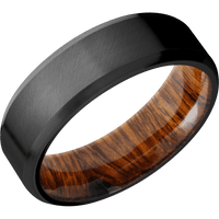 Zirconium + Anglesatin , Satin Finish + Desert Iron Wood