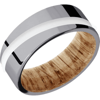 Tantalum + Polish Finish + Natural Oak
