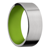 Titanium + Satin Finish + Zombie Green