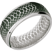 14K White Gold + Polish , Polish Finish