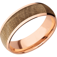 14K Rose Gold + Polish Finish