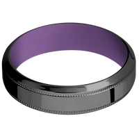 Zirconium + Polish , Polish Finish + Wild Purple