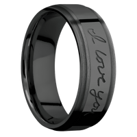 Zirconium + Polish , Satin Finish