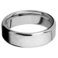Palladium Silver + Hammer , Polish Finish
