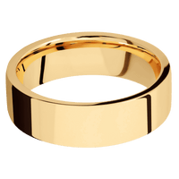 14K Yellow Gold + Polish Finish