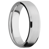 10K White Gold + Satin , Polish Finish