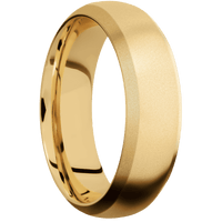 10K Yellow Gold + Bead , Bead Finish