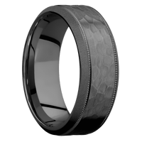 Zirconium + Hammer , Bead Finish