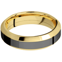 14K Yellow Gold + Polish , Polish Finish
