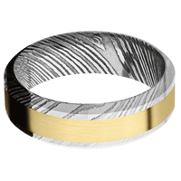 Damascus + Polish Finish