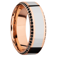 14K Rose Gold + Polish , Polish Finish