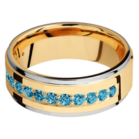18K Yellow Gold + Polish , Polish Finish