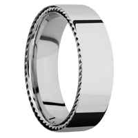 14K White Gold + Polish Finish