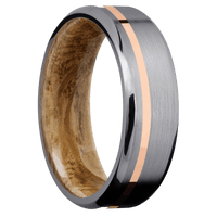 Tantalum + Satin , Polish Finish + Whiskey Barrel