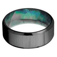 Zirconium + Crosssatinblack , Polish Finish + Black Mother of Pearl