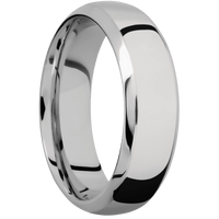 14K White Gold + Polish , Polish Finish