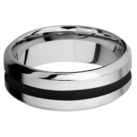 Palladium Silver + Satin , Polish Finish